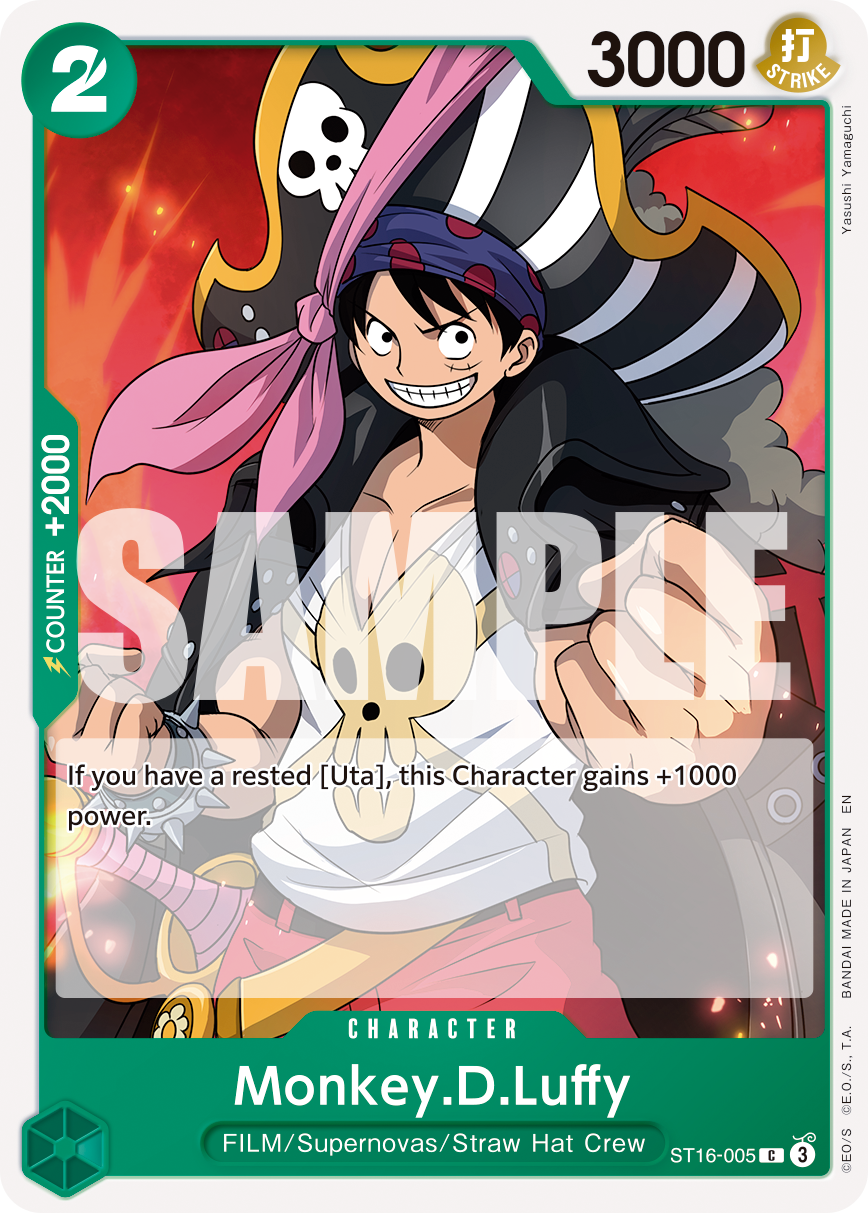 Monkey.D.Luffy - ST16-005 (Reprint) ST16-005 - Premium Booster Vol 2 PRB02 kart görseli