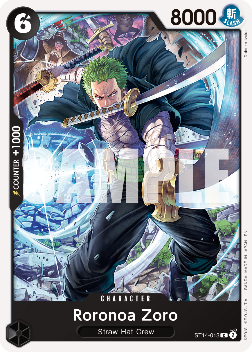 Roronoa Zoro - ST14-013 (Reprint) ST14-013 - Premium Booster Vol 2 PRB02 kart görseli