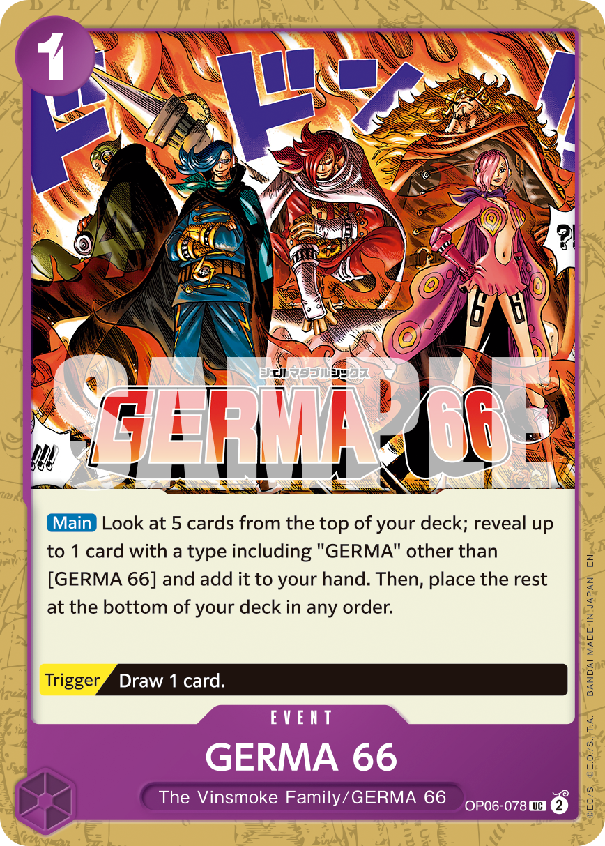 GERMA 66 (Reprint) OP06-078 - Premium Booster Vol 2 PRB02 kart görseli