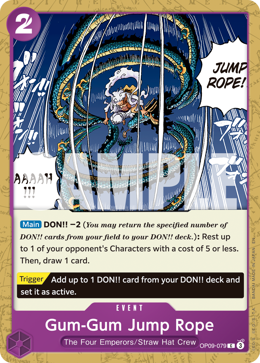 Gum-Gum Jump Rope (Reprint) OP09-079 - Premium Booster Vol 2 PRB02 kart görseli