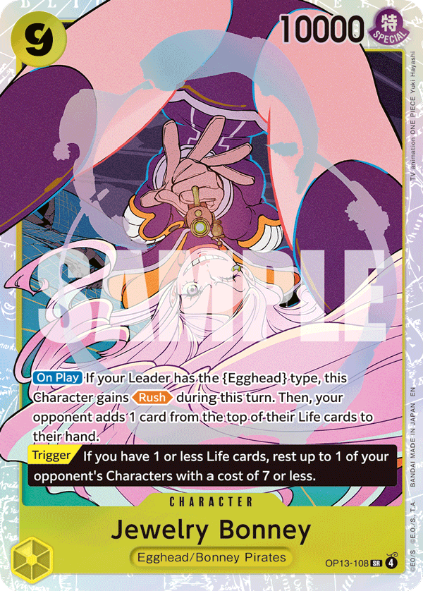 Jewelry Bonney (108) OP13-108 - Carrying On His Will OP13 kart görseli