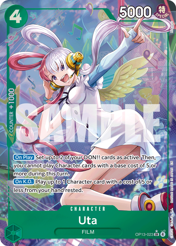 Uta (Alternate Art) OP13-023 - Carrying On His Will OP13 kart görseli