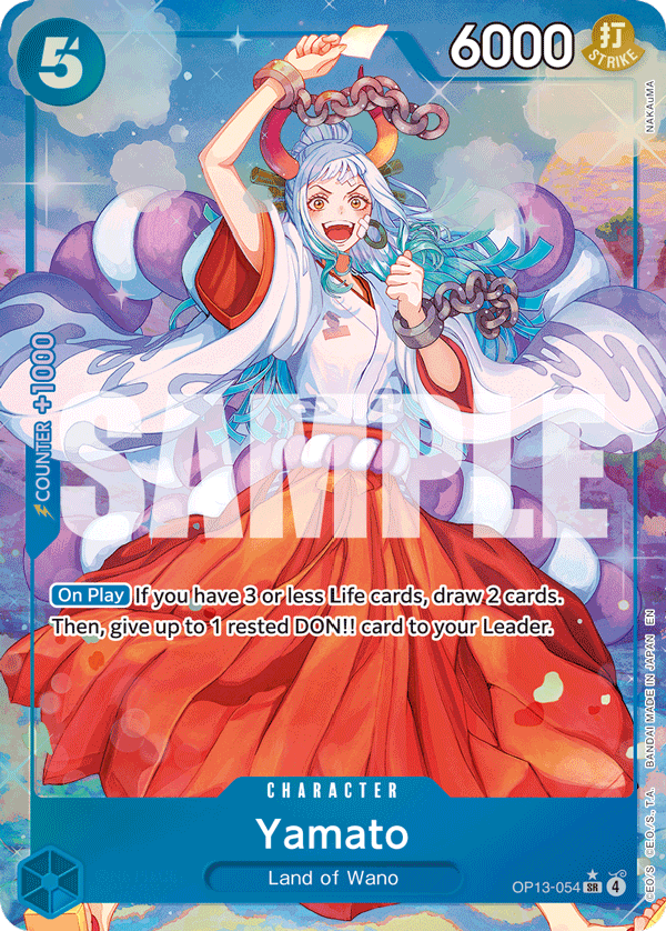 Yamato (Alternate Art) OP13-054 - Carrying On His Will OP13 kart görseli