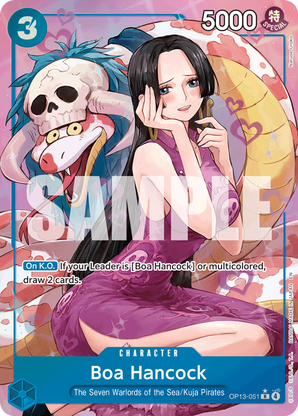 Boa Hancock (Alternate Art) OP13-051 - Carrying On His Will OP13 kart görseli