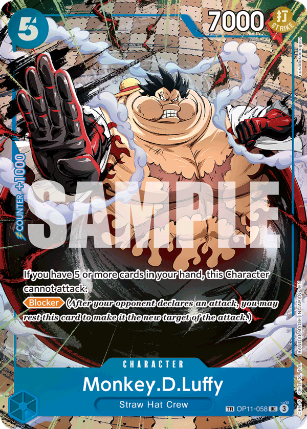 Monkey.D.Luffy - OP11-058 (TR) kart görseli