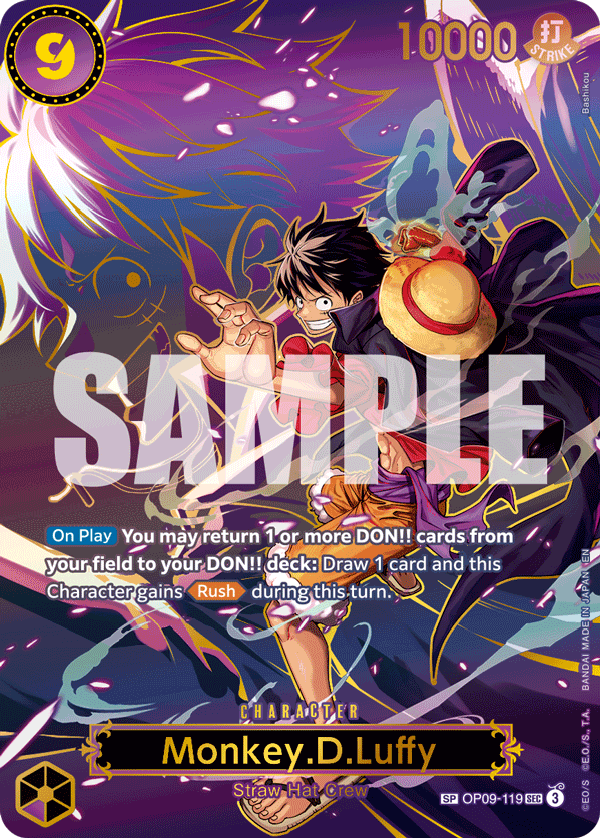 Monkey.D.Luffy - OP09-119 (SP) kart görseli
