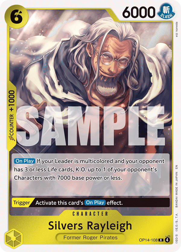 Silvers Rayleigh OP14-108 - The Azure Sea's Seven OP14 kart görseli