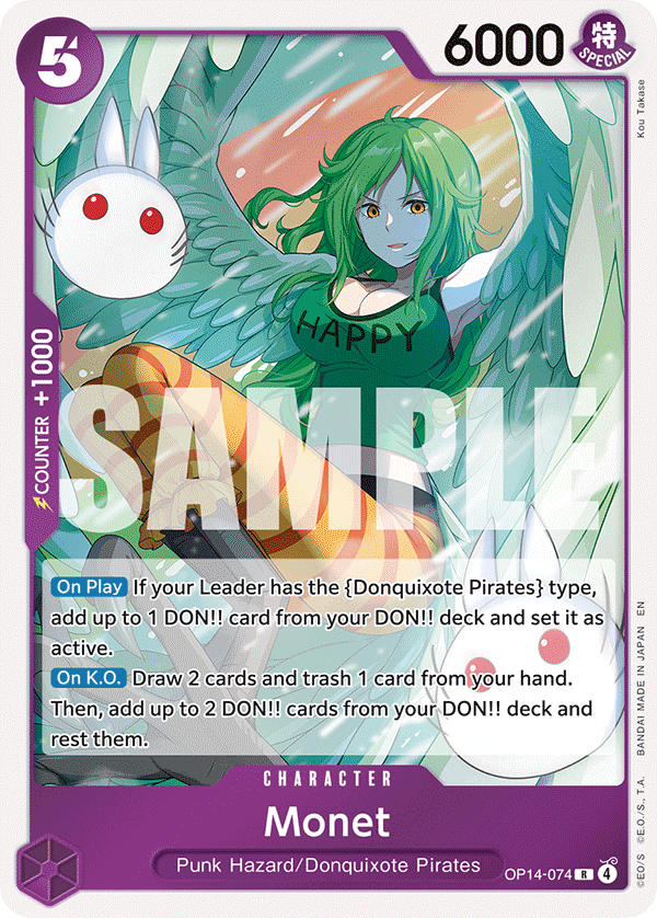 Monet OP14-074 - The Azure Sea's Seven OP14 kart görseli