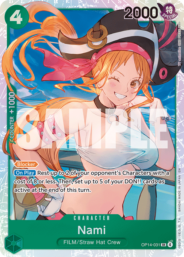 Nami OP14-031 - The Azure Sea's Seven OP14 kart görseli