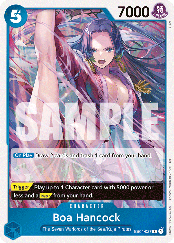 Boa Hancock - EB04-027 EB04-027 - The Azure Sea's Seven OP14 kart görseli