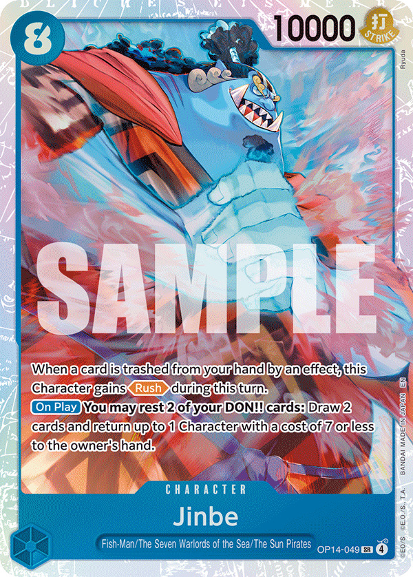 Jinbe - OP14-049 OP14-049 - The Azure Sea's Seven OP14 kart görseli