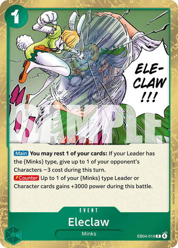 Eleclaw EB04-019 - The Azure Sea's Seven OP14 kart görseli