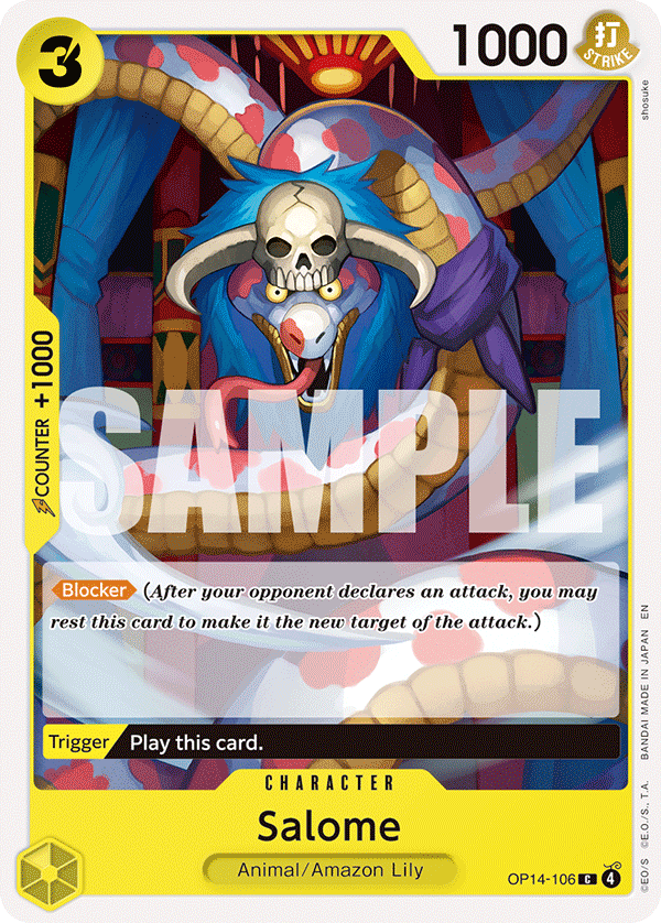 Salome OP14-106 - The Azure Sea's Seven OP14 kart görseli