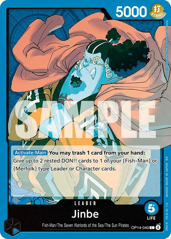 Jinbe - OP14-040 OP14-040 - The Azure Sea's Seven OP14 kart görseli