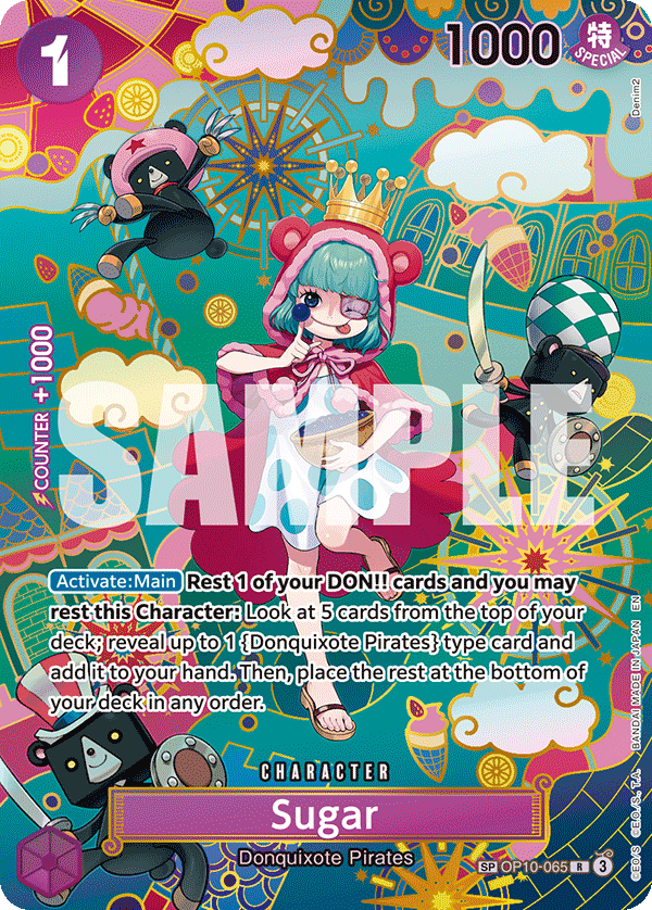 Sugar - OP10-065 (SP) OP10-065 - The Azure Sea's Seven OP14 kart görseli
