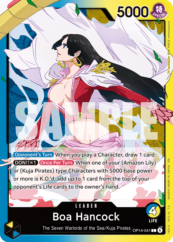 Boa Hancock - OP14-041 OP14-041 - The Azure Sea's Seven OP14 kart görseli