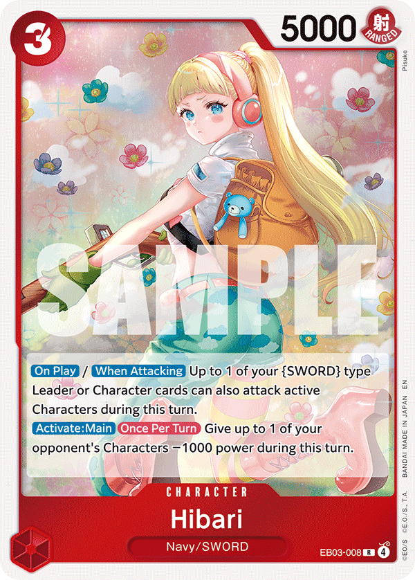 Hibari EB03-008 - Extra Booster: One Piece Heroine's Edition EB03 kart görseli