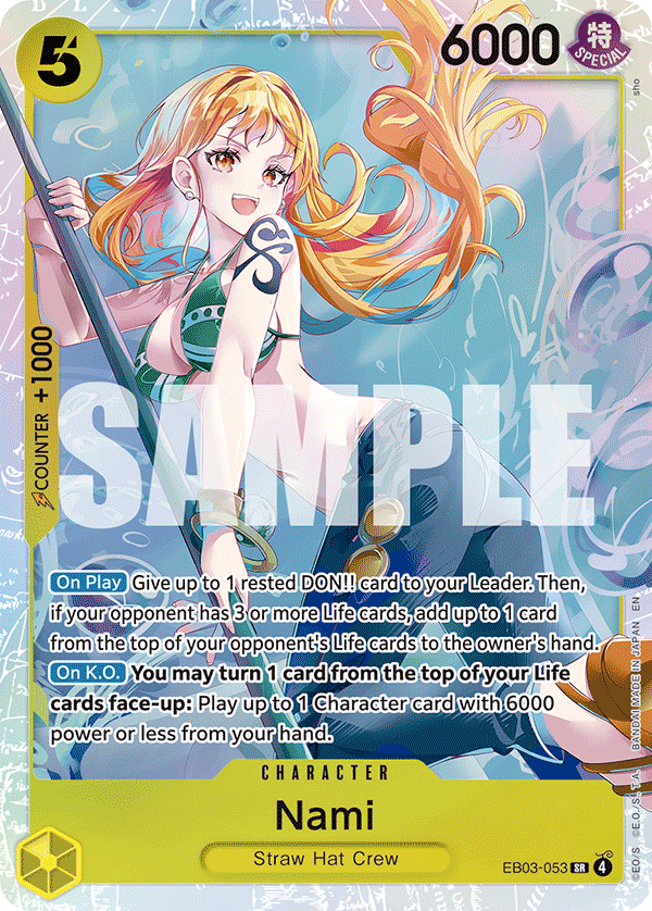 Nami (053) EB03-053 - Extra Booster: One Piece Heroine's Edition EB03 kart görseli
