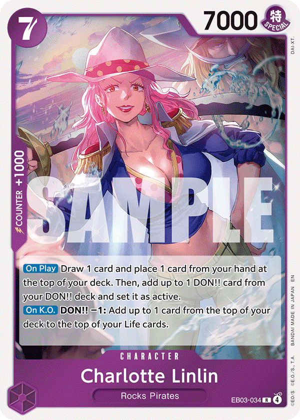 Charlotte Linlin EB03-034 - Extra Booster: One Piece Heroine's Edition EB03 kart görseli