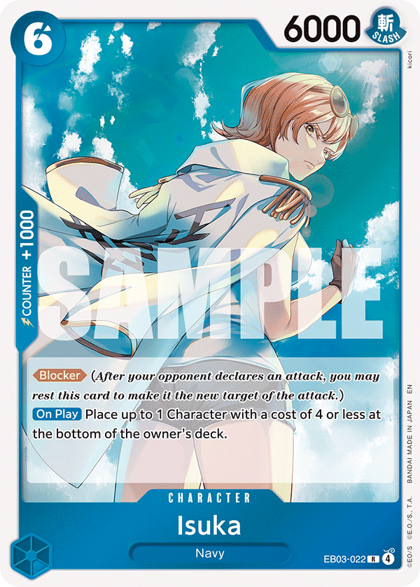 Isuka EB03-022 - Extra Booster: One Piece Heroine's Edition EB03 kart görseli