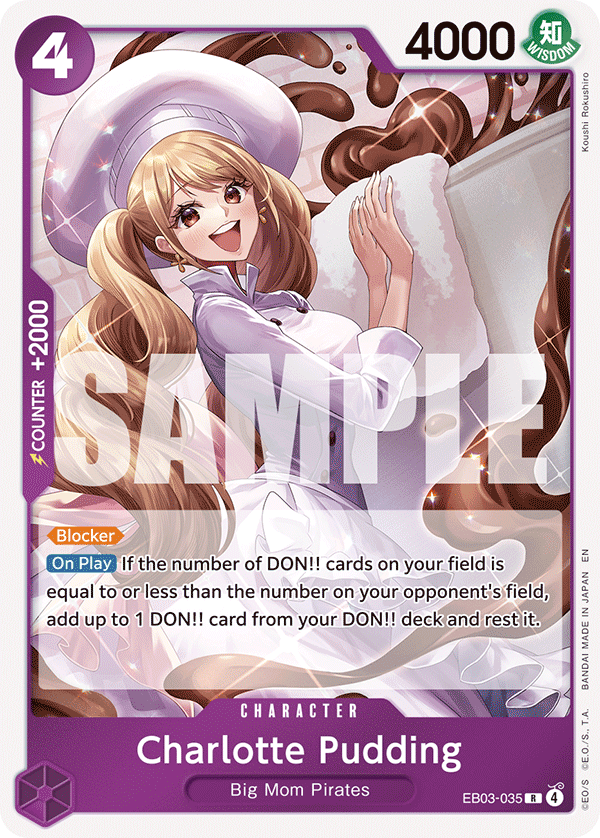 Charlotte Pudding EB03-035 - Extra Booster: One Piece Heroine's Edition EB03 kart görseli