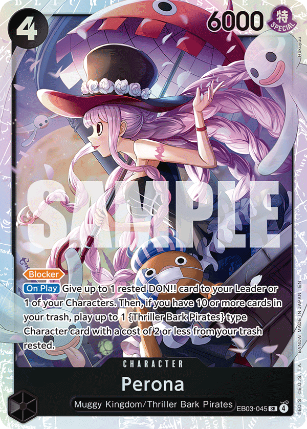 Perona (045) EB03-045 - Extra Booster: One Piece Heroine's Edition EB03 kart görseli