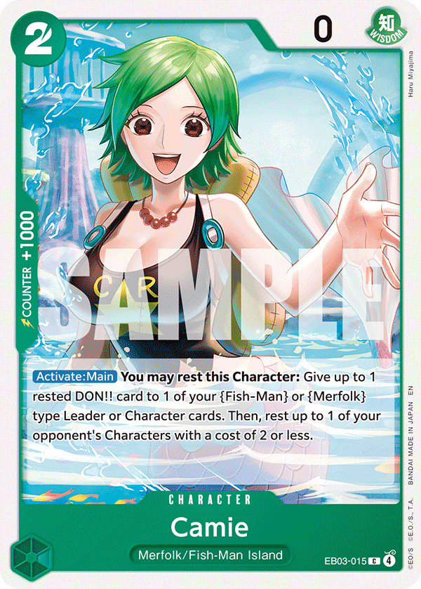 Camie EB03-015 - Extra Booster: One Piece Heroine's Edition EB03 kart görseli