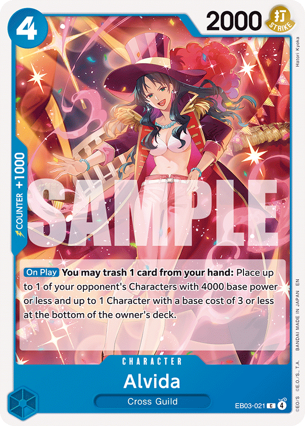 Alvida EB03-021 - Extra Booster: One Piece Heroine's Edition EB03 kart görseli