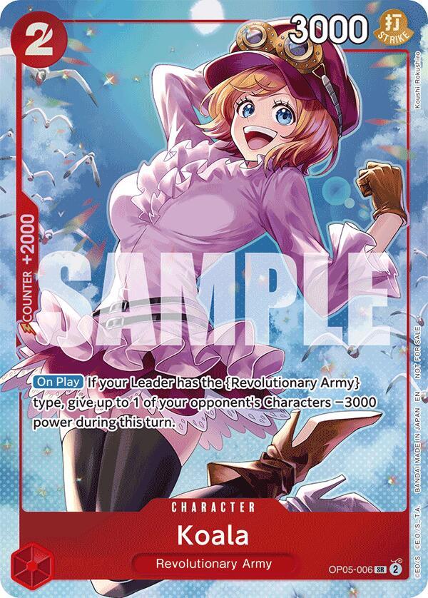 Koala - OP05-006 OP05-006 - Extra Booster: One Piece Heroine's Edition EB03 kart görseli