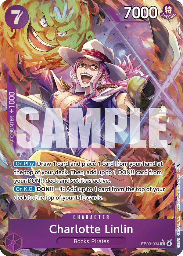Charlotte Linlin (Alternate Art) EB03-034 - Extra Booster: One Piece Heroine's Edition EB03 kart görseli