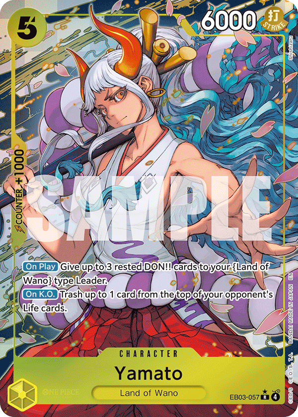 Yamato (Alternate Art) EB03-057 - Extra Booster: One Piece Heroine's Edition EB03 kart görseli