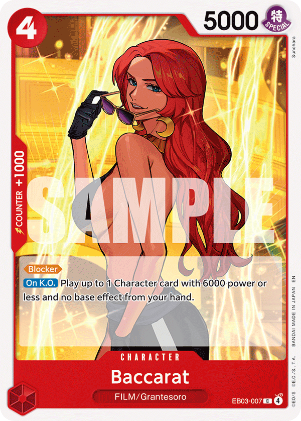Baccarat EB03-007 - Extra Booster: One Piece Heroine's Edition EB03 kart görseli