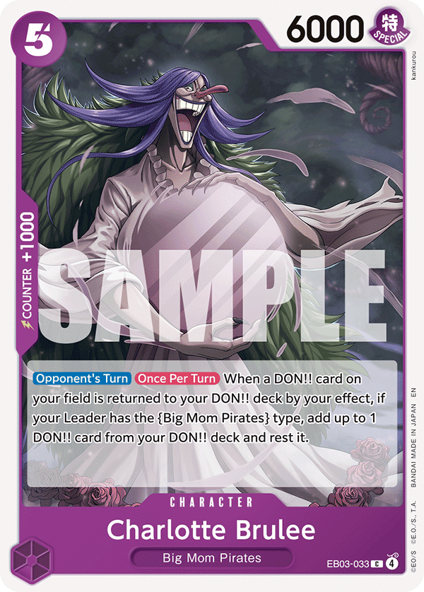 Charlotte Brulee EB03-033 - Extra Booster: One Piece Heroine's Edition EB03 kart görseli