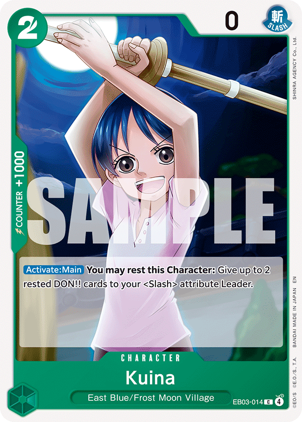 Kuina EB03-014 - Extra Booster: One Piece Heroine's Edition EB03 kart görseli