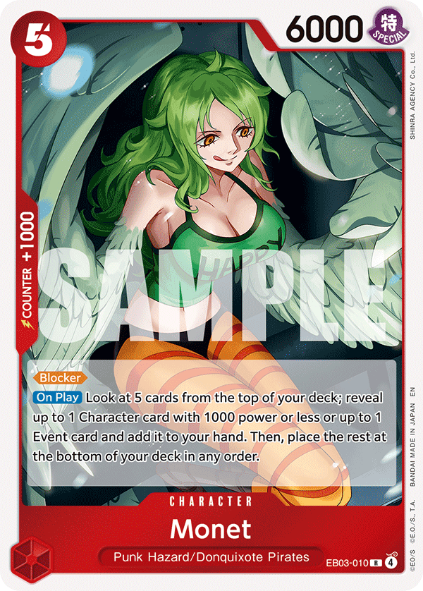 Monet EB03-010 - Extra Booster: One Piece Heroine's Edition EB03 kart görseli