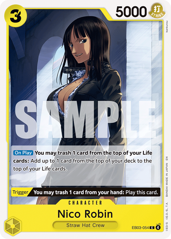 Nico Robin (054) EB03-054 - Extra Booster: One Piece Heroine's Edition EB03 kart görseli