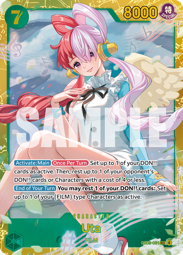 Uta (061) EB03-061 - Extra Booster: One Piece Heroine's Edition EB03 kart görseli
