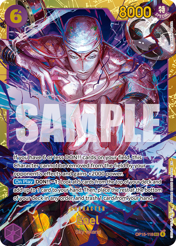Enel (OP15-118) OP15-118 - Adventure on Kami's Island OP15-EB04 kart görseli