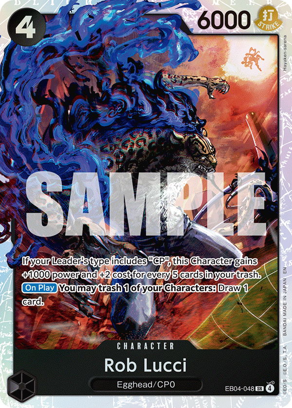 Rob Lucci EB04-048 - Adventure on Kami's Island OP15-EB04 kart görseli