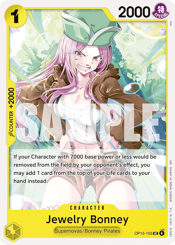 Jewelry Bonney (OP15-105) OP15-105 - Adventure on Kami's Island OP15-EB04 kart görseli