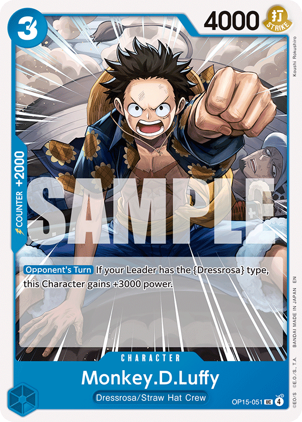 Monkey.D.Luffy (OP15-051) OP15-051 - Adventure on Kami's Island OP15-EB04 kart görseli