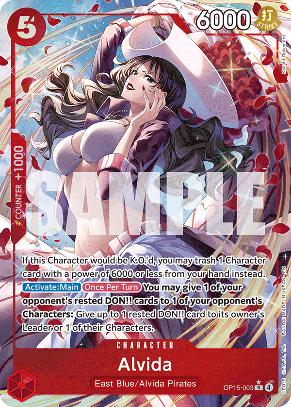 Alvida (Alternate Art) OP15-003 - Adventure on Kami's Island OP15-EB04 kart görseli