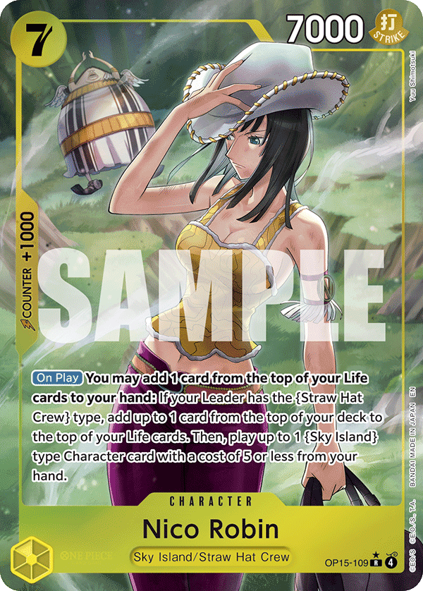 Nico Robin (OP15-109) (Alternate Art) OP15-109 - Adventure on Kami's Island OP15-EB04 kart görseli