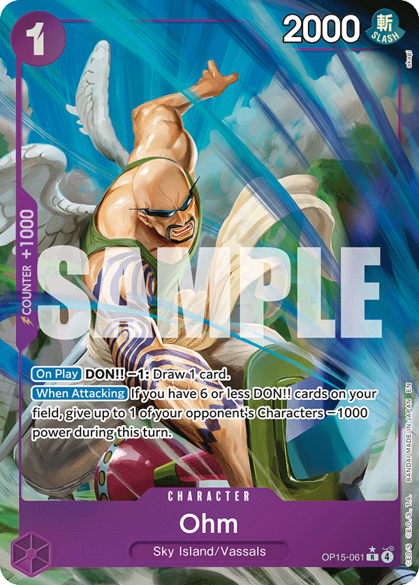 Ohm (Alternate Art) OP15-061 - Adventure on Kami's Island OP15-EB04 kart görseli