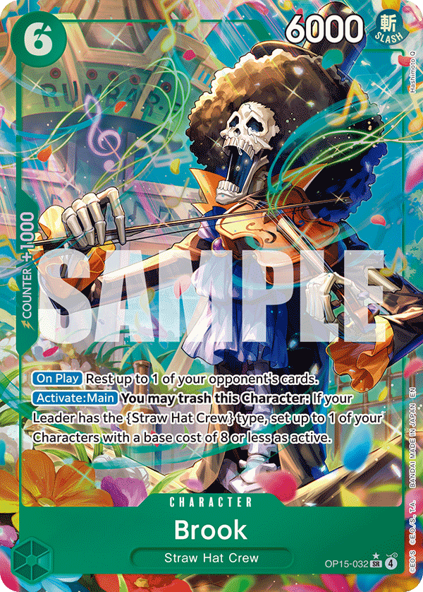 Brook (OP15-032) (Alternate Art) OP15-032 - Adventure on Kami's Island OP15-EB04 kart görseli