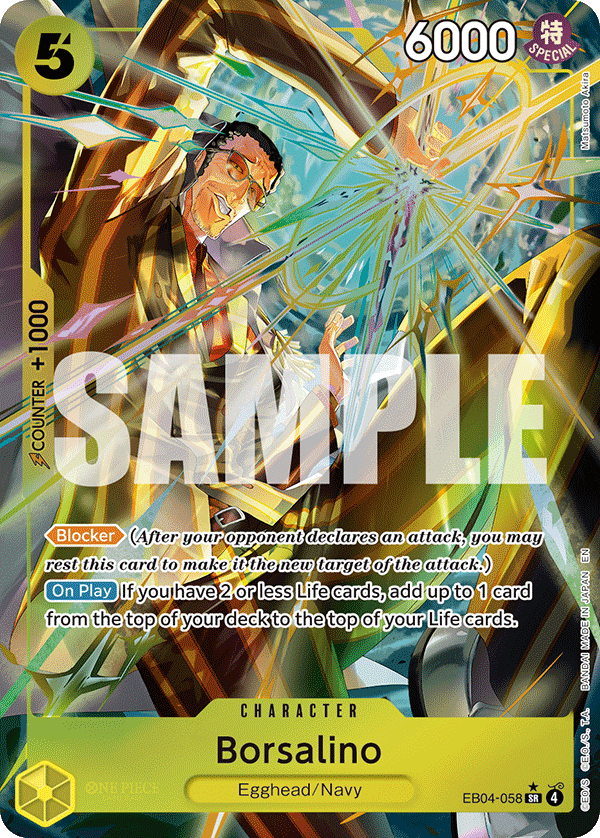 Borsalino (Alternate Art) EB04-058 - Adventure on Kami's Island OP15-EB04 kart görseli