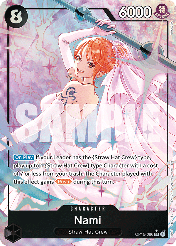Nami (OP15-086) (Alternate Art) OP15-086 - Adventure on Kami's Island OP15-EB04 kart görseli