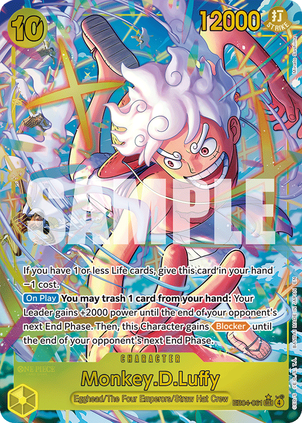 Monkey.D.Luffy (EB04-061) (Alternate Art) EB04-061 - Adventure on Kami's Island OP15-EB04 kart görseli