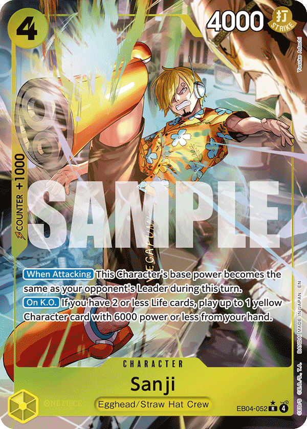 Sanji (EB04-052) (Alternate Art) EB04-052 - Adventure on Kami's Island OP15-EB04 kart görseli