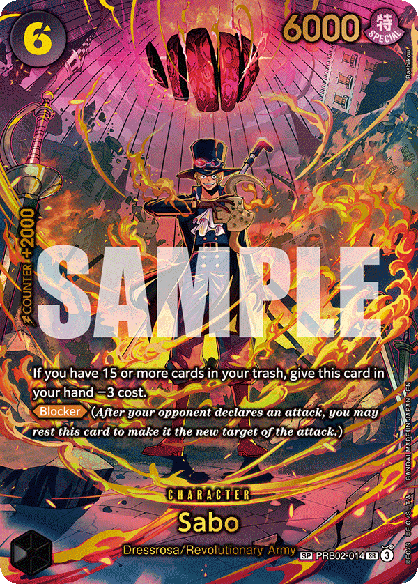 Sabo (PRB02-014) (SP) PRB02-014 - Adventure on Kami's Island OP15-EB04 kart görseli